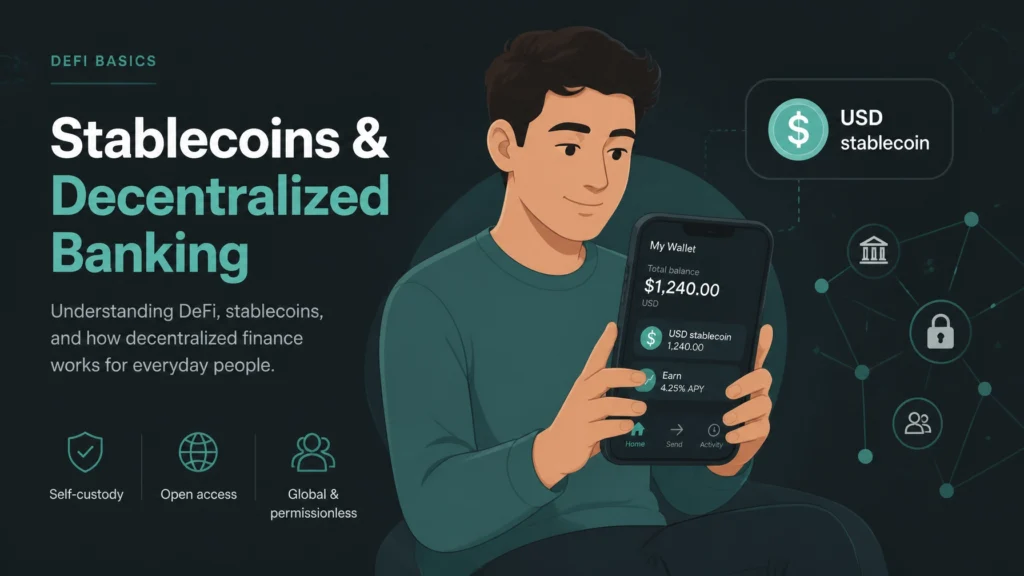 Why Consider WeFi DeoBanking? A Beginner-Friendly Guide to DeFi Basics, Stablecoins, and Decentralized Banking