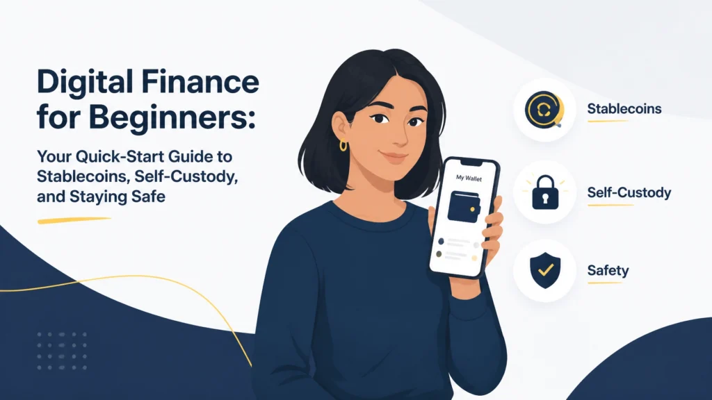 Digital Finance for Beginners: Your Quick-Start Guide to Stablecoins, Self-Custody, and Staying Safe
