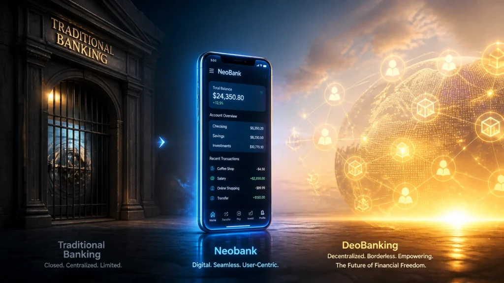 Neobank Vs DeoBanking: Why Modern Finance is Moving Beyond Traditional Apps