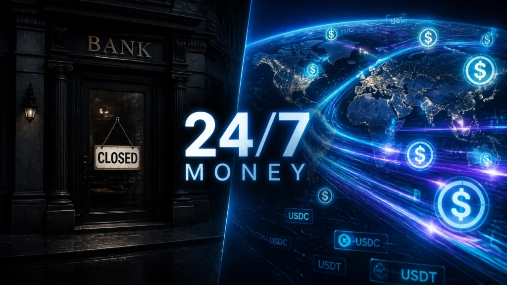 24/7 Money: How Stablecoins Power the New Weekend Economy